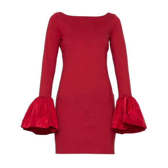 NEW STAUD hawthorne mini dress in rouge - Picture 6 of 6